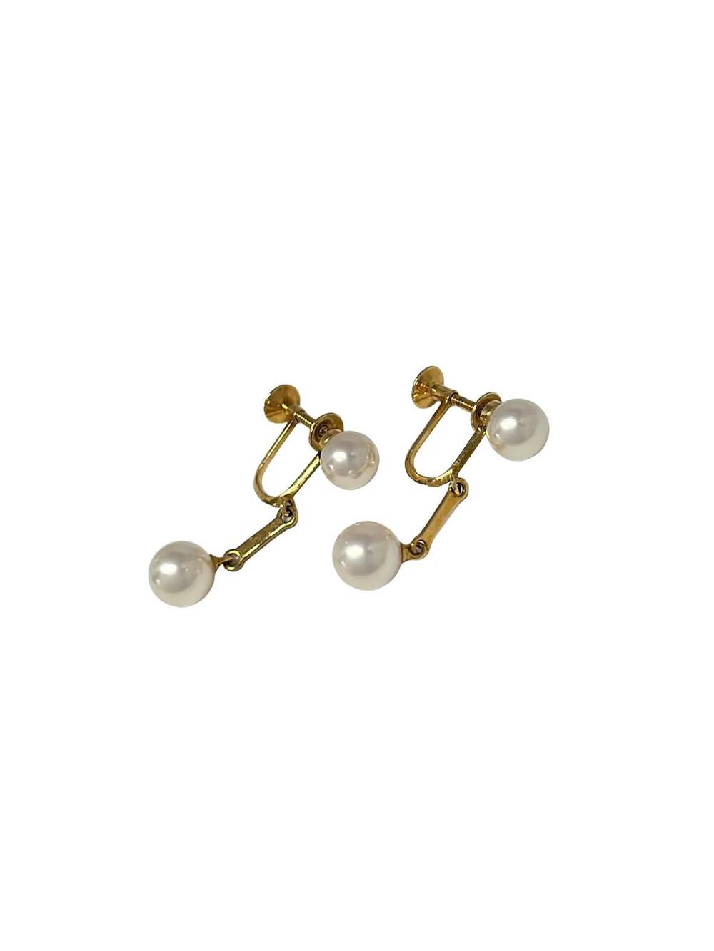 Tasaki K14Yg Pearl White 14K Yellow #368674T63B